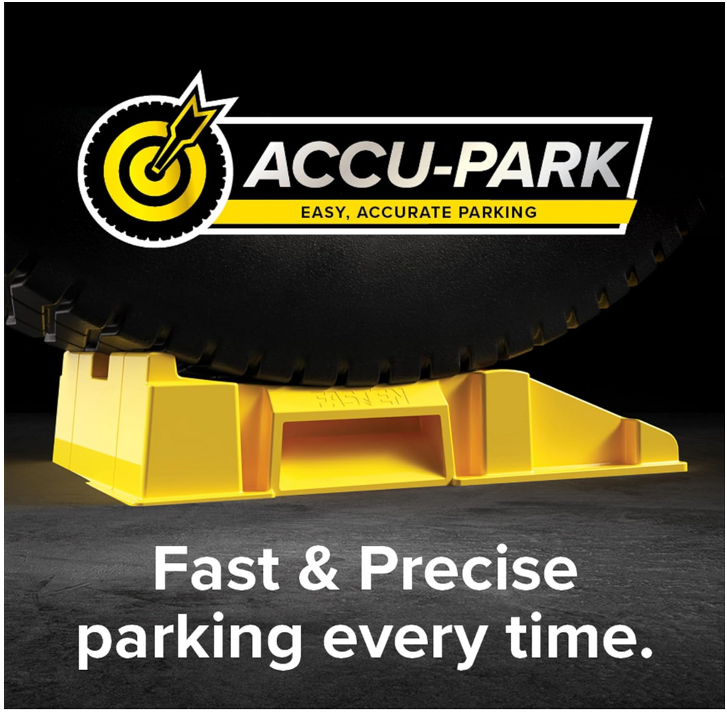 Camco FasTen Premium RV Leveling Trailer Ramps with Handle, 2-Pack (44535)