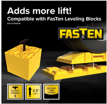 Load image into Gallery viewer, Camco FasTen Premium RV Leveling Trailer Ramps with Handle, 2-Pack (44535)