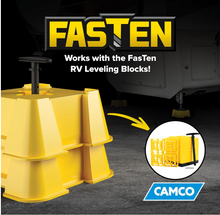 Load image into Gallery viewer, Camco FasTen RV Leveling High-Gain Base “Big Blocks”, 2-Pack (44539)