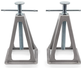 Camco Aluminum Stack Jacks – RV Stabilizer/Leveling Jacks, 2-Pack (44561)