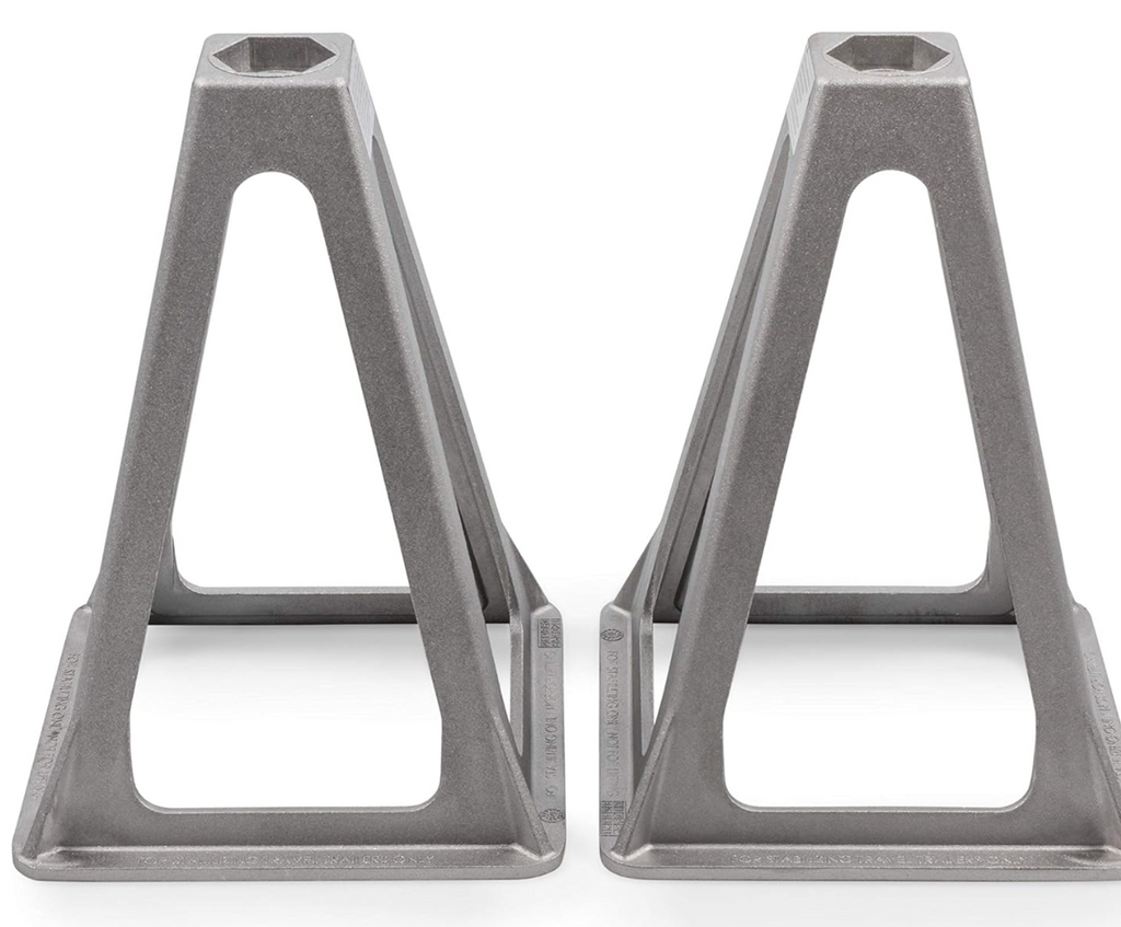 Camco Aluminum Stack Jacks – RV Stabilizer/Leveling Jacks, 2-Pack (44561)