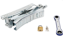 Load image into Gallery viewer, Camco Eaz-Lift Heavy Duty Wheel Stop with Ratchet Wrench, Large (44662)