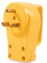 Load image into Gallery viewer, Camco 30A Male Replacement Plug with PowerGrip Handle, Clamshell (55245)