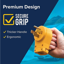 Load image into Gallery viewer, Camco PowerGrip 50 Amp Male Replacement Plug – NEMA 14-50P (55255)