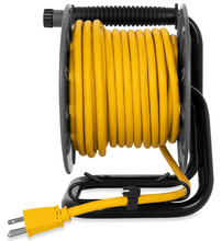 Load image into Gallery viewer, Camco 50-Ft 13 Amp RV Extension Cord Reel w/USB Ports (55291)