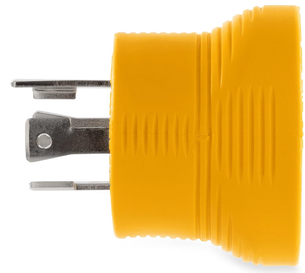 Camco PowerGrip 30 Amp 4-Prong Generator Adapter – L14-30P to TT-30R (55338)