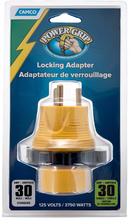 Load image into Gallery viewer, Camco Power Grip 30A-to-30A RV Locking Adapter