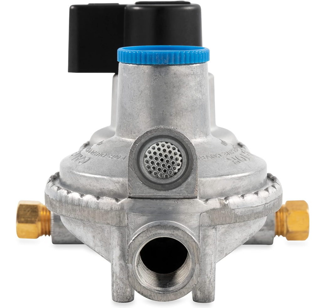 Camco Propane Double-Stage Auto-Changeover Regulator