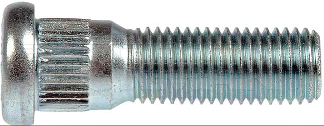 DORMAN - M12-1.50 Serrated Wheel Stud - 14.3mm Knurl, 44.5mm Length - 610-312.1
