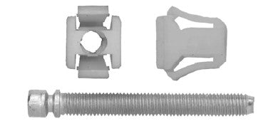 10 Pcs Headlight Adj Nut & Screws 12-28 x 2" Screw & White Nut