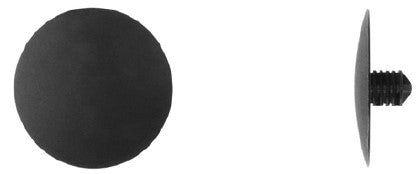 15 Pcs Black Nylon Hood Insulation Ret 6mm Hole Size 9mm Stem Length