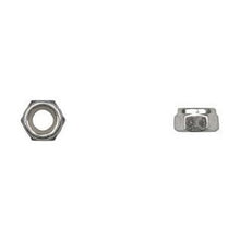 Load image into Gallery viewer, 100 Pcs Zinc Nylon Insert Lock Nuts - 6-1.00mm Screw 10mm Hex Size