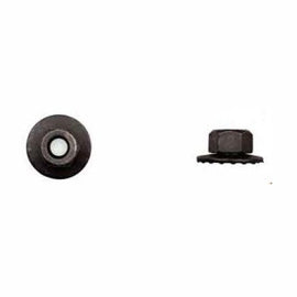 25 Pcs Black Loose Washer Hex Nuts - 6-1.00mm 11mm Hex 19mm Washer