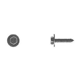 Black Hex Hd Trim Screws 4.2-1.41 x 20mm 12mm Washer