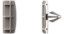 Main ST Collective 15 Pack Gray Nylon Fender Moulding Clips | 9mm Hole Size, 15mm Stem Length | Reliable Automotive Trim Retainers | Compatible with Chrysler 55157055-AA, 551507065-AA