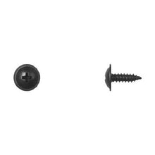 Load image into Gallery viewer, Main ST Collective 100 Pack Black Zinc Phillips Truss Screws | 4.8-1.61 x 16mm Sheet Metal Screws with 14mm OD Washer Head | Rust-Resistant Interior Trim Fasteners for Hyundai 12493-05167B
