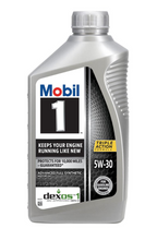 Load image into Gallery viewer, Mobil 1 - Full Synthetic Motor Oil -  ALL TYPES
