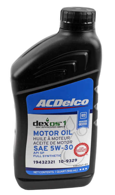 ACDELCO MOTOR OIL - MULTIPLE WEIGHTS