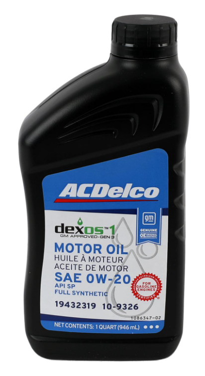 ACDELCO MOTOR OIL - MULTIPLE WEIGHTS