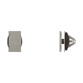 15 Pcs Gray Nylon Rocker Moulding Ret - 9mm Hole Size 11 mm Stem Length