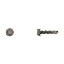 Load image into Gallery viewer, 50 Pcs Black Ind Hex Head Tek Screws - 10x3/4&quot;5/16&quot;Hex Size #3 Tek Point