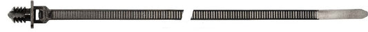 25 Pcs Black Nylon Mounting Cable Tie - 7 1/2" 50 lbs T/S 1/4" Hole