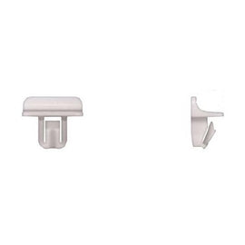 Main ST Collective 50 Pack White Nylon Moulding Clips | 11.5 x 21mm Head, 11mm Stem, 17mm Overall Height | Rust-Resistant Automotive Trim Fasteners | Fit for GM 11547341 & Chrysler 68225214-AA