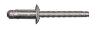 10 Pcs All Steel F150 Ford Pop Rivets - 6.3mm Dia 13mm Flange Size