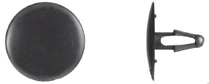 25 Pcs Black Nylon Hood Insul Ret - 7mm Hole Size 19mm Stem Length
