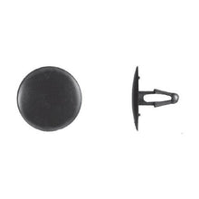 Load image into Gallery viewer, 25 Pcs Black Nylon Hood Insul Ret - 7mm Hole Size 19mm Stem Length