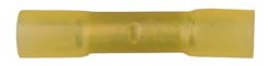 25 Pcs Yellow Crimp & Seal Butt Conn - 12-10 Gauge Wire