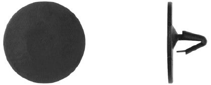 50 Pcs Black Nylon Hood Insul Ret - 6.3mm Hole Size 12.5 Stem Length