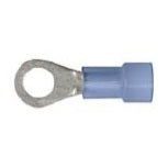 25 Pcs Blue Nylon 16-14 WireTerminal - #10 Stud Size Ring Type
