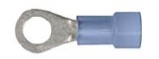 25 Pcs Blue Nylon 16-14 WireTerminal - #10 Stud Size Ring Type