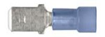 25 Pcs Blue Nylon 16-14 WireTerminal - 1/4" Tab Size Male Spade