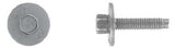 25 Pcs Black Hex Head Body Bolts - 6-1.00 x 28mm 8mm Hex