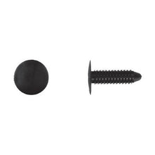 Load image into Gallery viewer, 25 Pcs Black Nylon Shield Retainers - 5/16&quot; Hole Size  1 1/16&quot; Stem