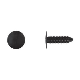 25 Pcs Black Nylon Shield Retainers - 5/16