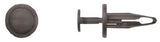50 Pcs Black Nylon Fascia Retainers - 6mm Hole Size 23mm Stem Length