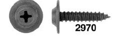 Black Flat Top Phil Screws 8 x 3/4" 1/2" O.D. Washer