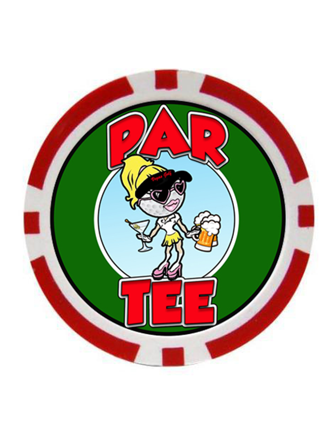 PAR TEE Golf Poker Chips