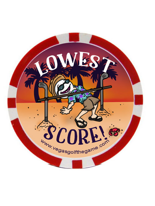 NEW Lowest Score Golf Poker Chip