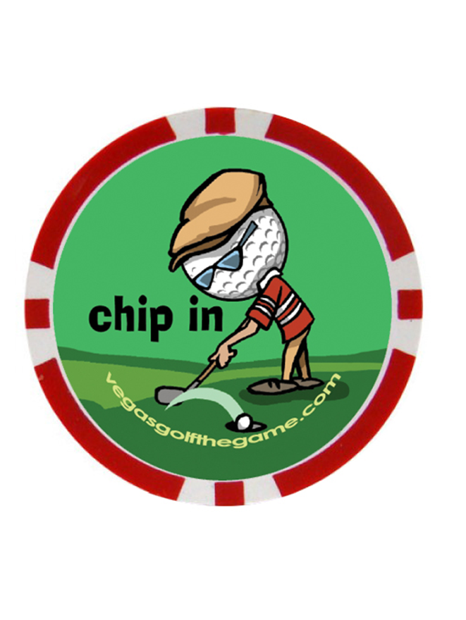 Chip In Golf Poker Chip