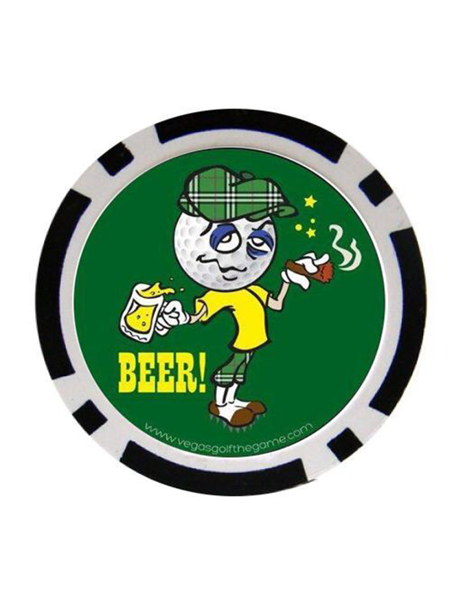 Beer Golf Poker Chip