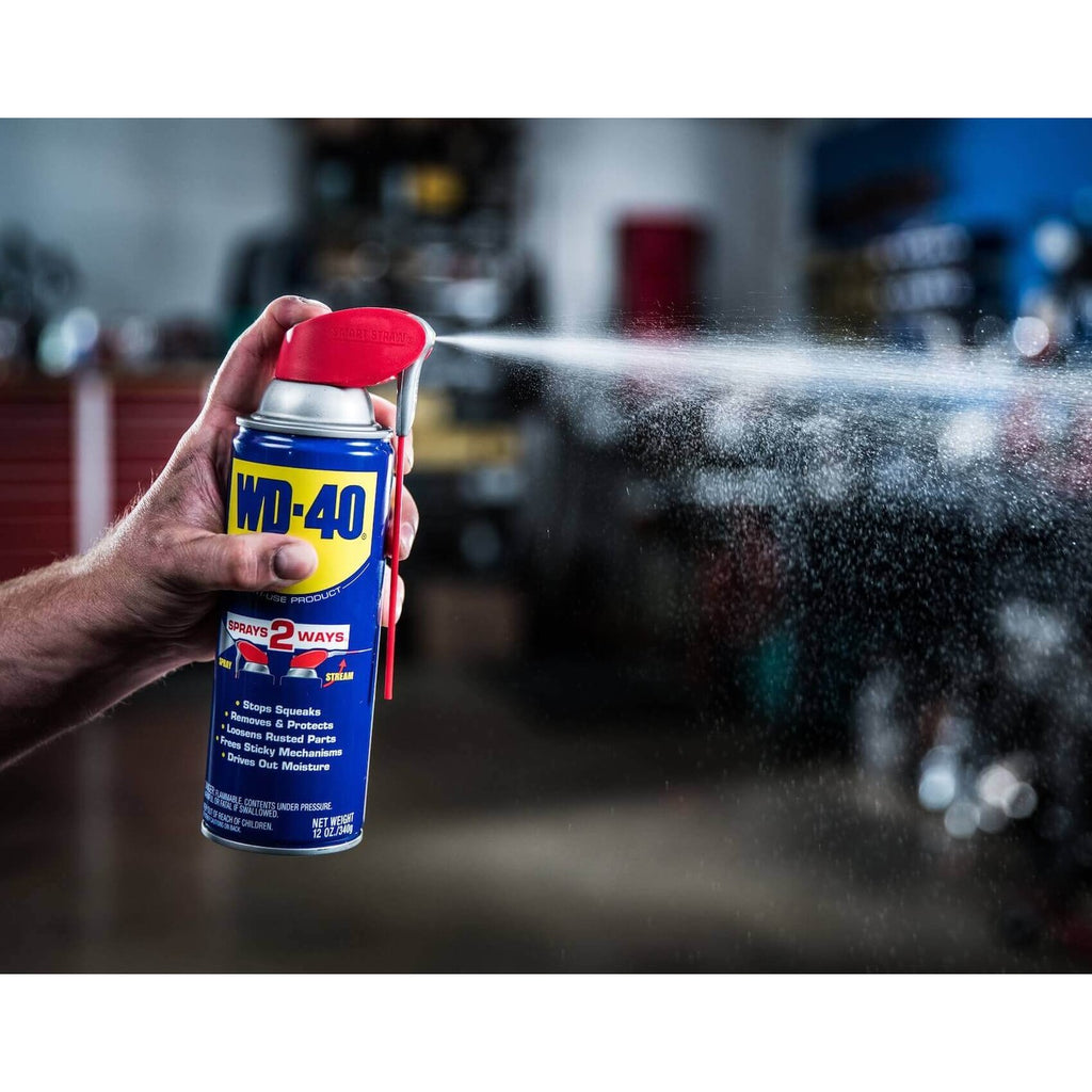 WD-40 Multi-Purpose Lubricant Spray with Smart Straw - 12oz