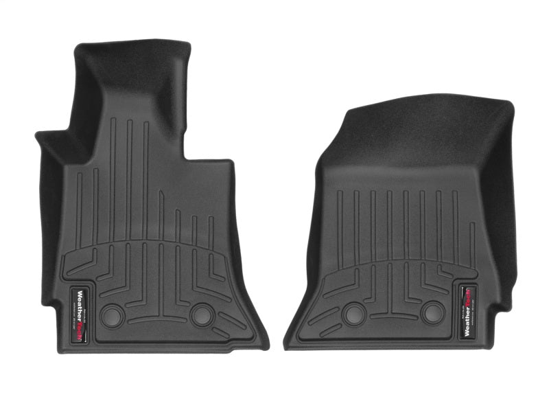 WeatherTech DigitalFit Front FloorLiner for Chevrolet Corvette Stingray (2014-2018) in Black