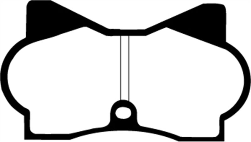 EBC Redstuff Ceramic Low Dust Brake Pads for DeTomaso Pantera & Maserati Bora