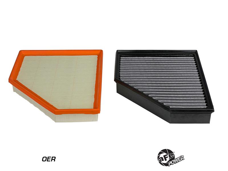 aFe Magnum FLOW OE Replacement Air Filter with Pro Dry S Media for Toyota GR Supra (A90) 3.0L Turbo