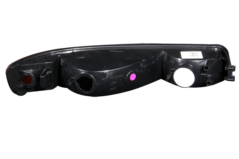 ANZO 1999-2006 GMC Sierra 1500 Euro Parking Lights with Black Housing and Amber Reflector