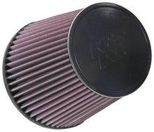 Load image into Gallery viewer, K&amp;N Engineering Universal Clamp-On Air Filter 5-inch Flange / 6-1/2-inch Base Diameter - Part # knnRU-1037